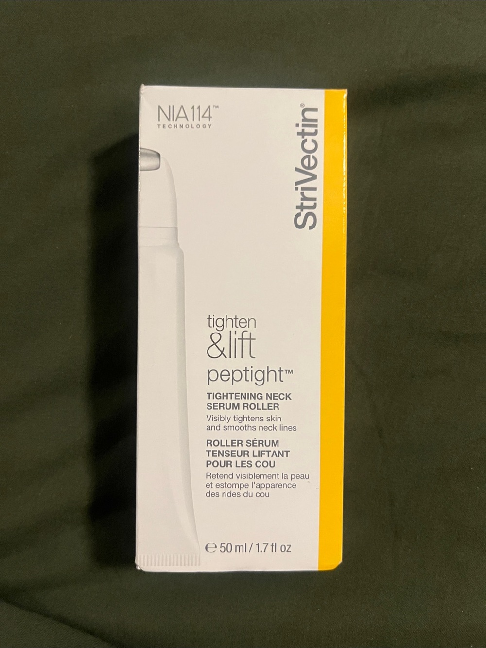 StriVectin Tighten & Lift Peptight Neck Serum Roller - White, Yellow